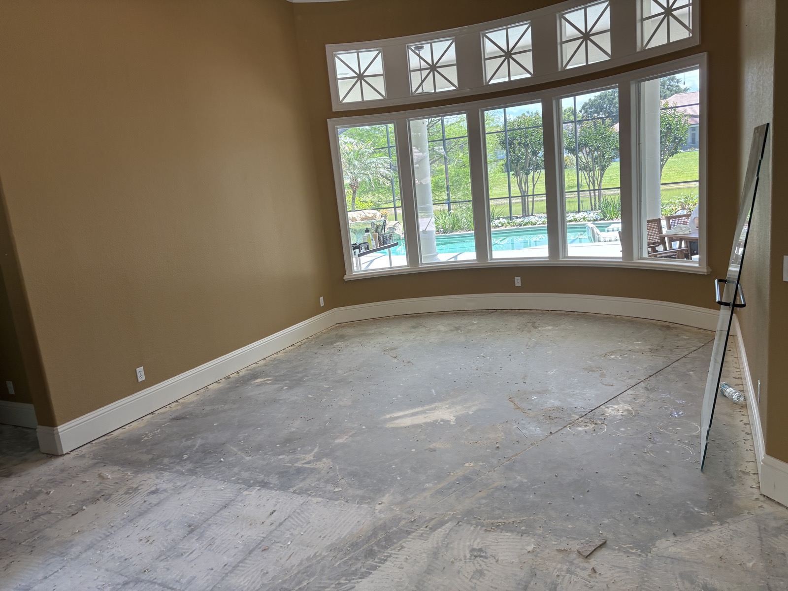 Clean room after junk removal