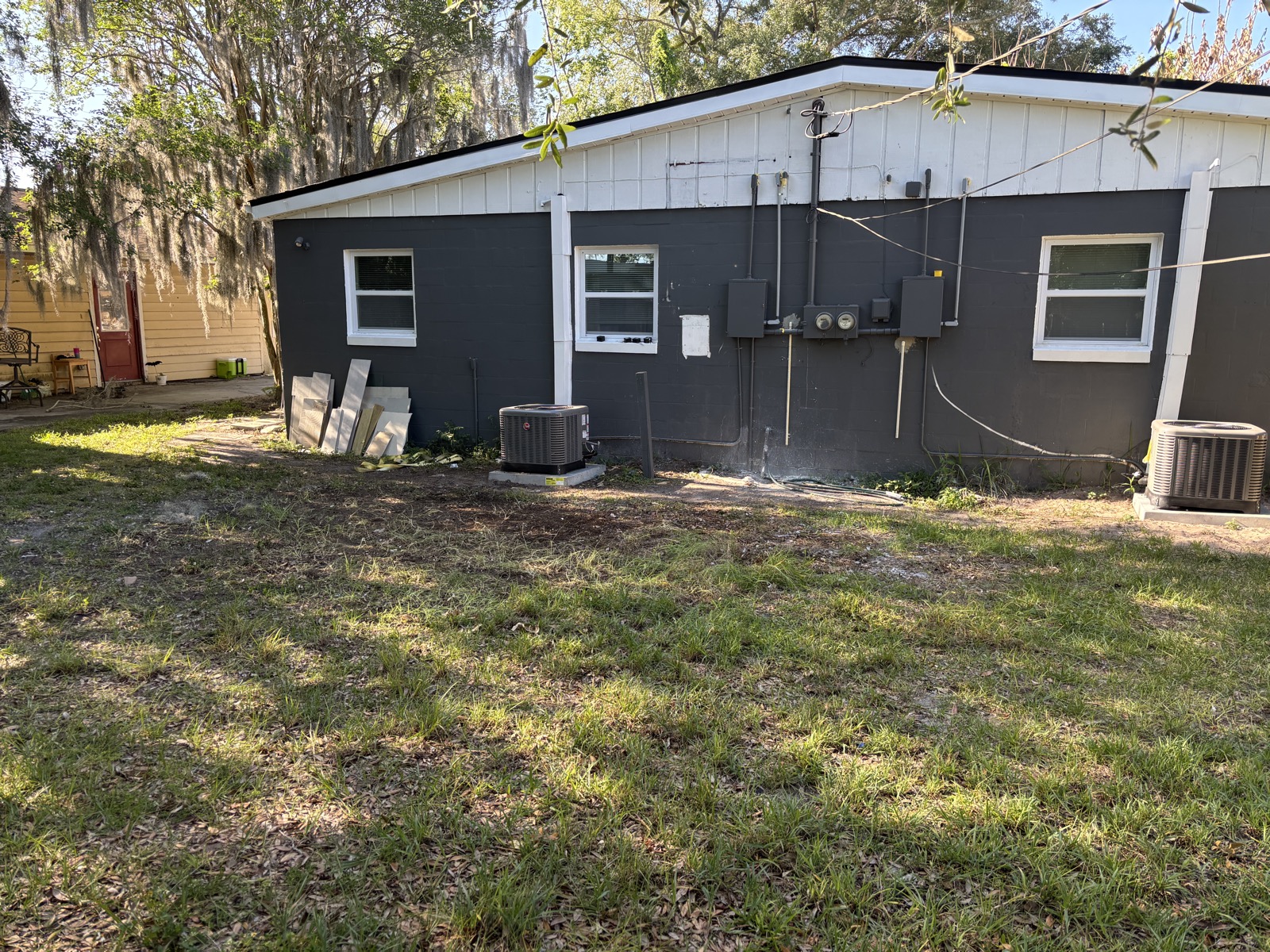 Clean residential property exterior