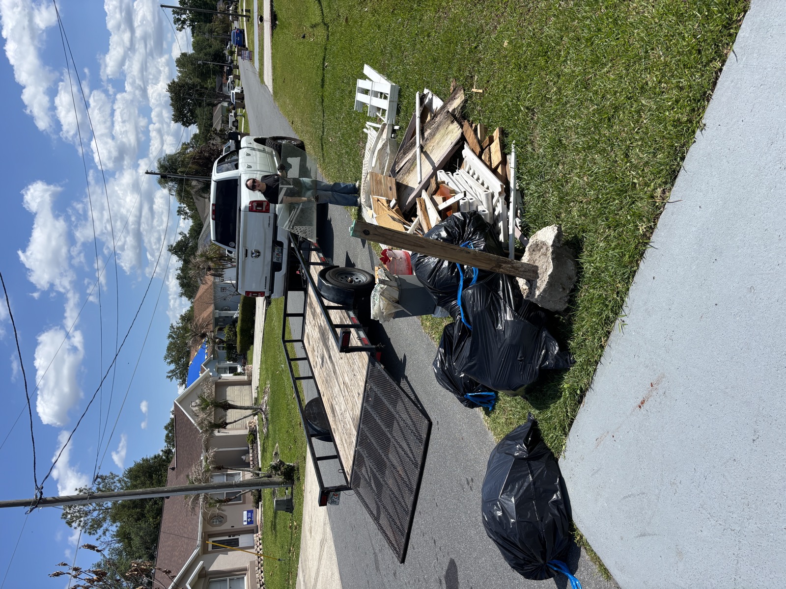 Dump it Done truck loaded and ready to haul